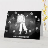 BIG BIRTHDAY GIFT CARD KARTE (Gelbe Blume)