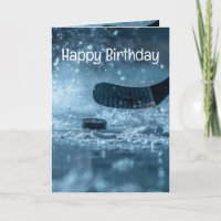 Big Birthday Ice Hockey Sport