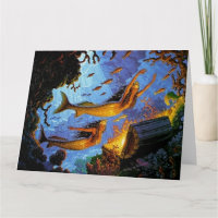 Big Birthday Mermaids Treasure Gold