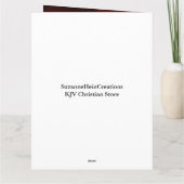 Big Birthday Vater Serene Ocean Scripting Text Karte (Rückseite)