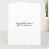 Big Birthday Vater Serene Ocean Scripting Text Karte (Rückseite)