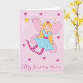 Big Birthday wünscht Grußkarte Karte (Gelbe Blume)