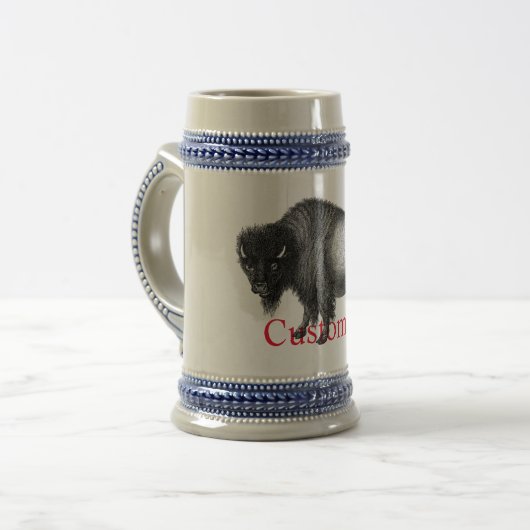 Big Bison Buffalo Thunder_Cove Bierglas (Vorderseite Links)