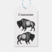 Big Bison Buffalo Thunder_Cove Geschenkanhänger (Rückseite)