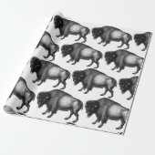 Big Bison Buffalo Thunder_Cove Geschenkpapier (Ungerollt)