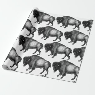 Big Bison Buffalo Thunder_Cove Geschenkpapier