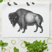 Big Bison Buffalo Thunder_Cove Geschirrtuch (Gefaltet)