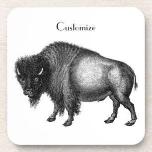 Big Bison Buffalo Thunder_Cove Getränkeuntersetzer