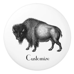 Big Bison Buffalo Thunder_Cove Keramikknauf