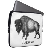 Big Bison Buffalo Thunder_Cove Laptopschutzhülle (Vorne Rechts)