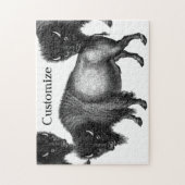 Big Bison Buffalo Thunder_Cove Puzzle (Vertikal)