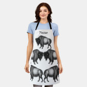 Big Bison Buffalo Thunder_Cove Schürze (Getragen)