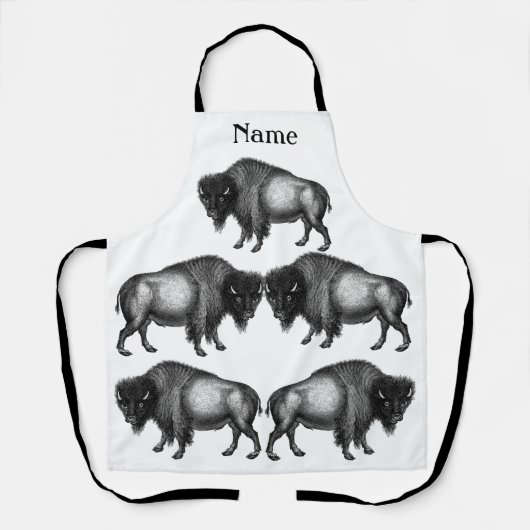 Big Bison Buffalo Thunder_Cove Schürze (Vorderseite)