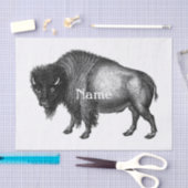 Big Bison Buffalo Thunder_Cove Seidenpapier (Handwerk)