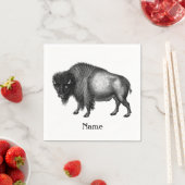 Big Bison Buffalo Thunder_Cove Serviette (Beispiel)