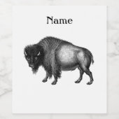 Big Bison Buffalo Thunder_Cove Weinetikett (Einzelnes Label)