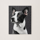 Big Black and White Dog Puzzle (Vertikal)
