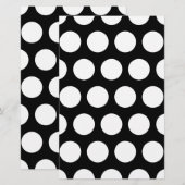Big Black and White Polka Dots (Vorne/Hinten)