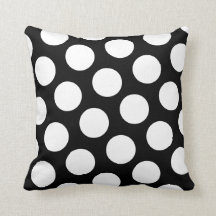 Big Black and White Polka Dots