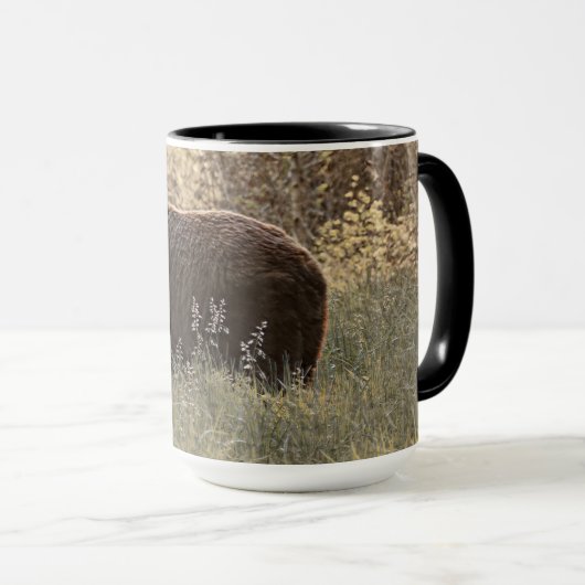 Big Black Bear Tasse (VorderseiteRechts)