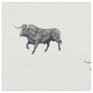 Big Black Bull Brushed-Baumwollstoff Stoff