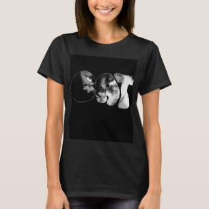 Big Black Cat beobachtet Sie T-Shirt