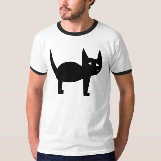Big Black Cat T-Shirt (Vorderseite)