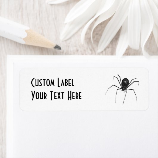 Big Black Creepy 3D Spider (Insitu)