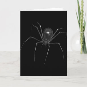 Big Black Creepy 3D Spider Karte