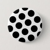 Big Black Diagonal Dots Button (Vorderseite)