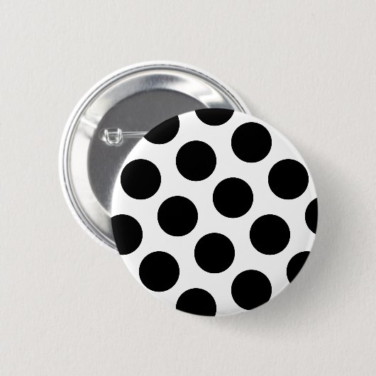 Big Black Diagonal Dots Button (Vorne & Hinten)