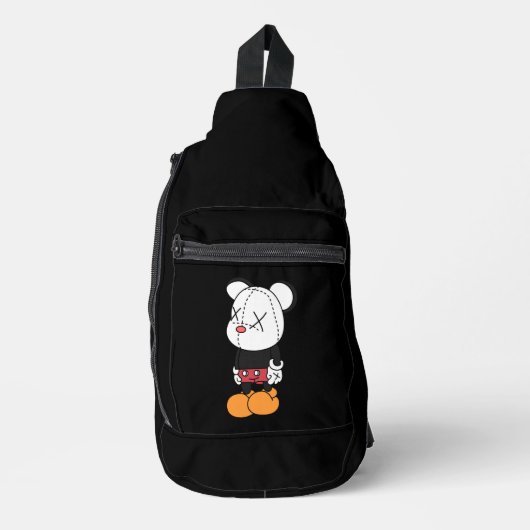 Big black-eared mouse crossbody bag (Vorderseite)