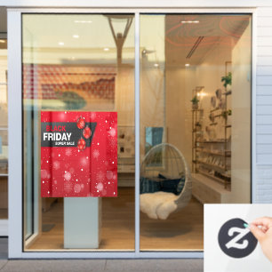 Big BLACK FRIDAY SUPER SALE Window Fensteraufkleber