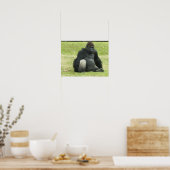 Big Black Gorilla Poster (Küche)