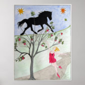 "Big Black Horst and a Cherry Tree" Poster (Vorne)