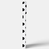 Big Black Polka Dots On White Cool Stylish Pattern Case-Mate iPhone Hülle (Rückseite / Rechts)