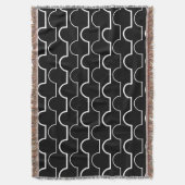 Big Black Scallops Decke (Vorderseite Vertikal)