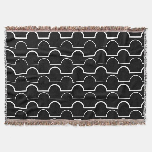 Big Black Scallops Decke (Vorderseite)