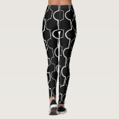 Big Black Scallops Leggings (Rückseite)