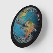 BIG BLAUE MARBLE — DIE ERDE RUNDE WANDUHR (Winkel)