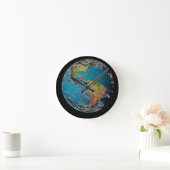BIG BLAUE MARBLE — DIE ERDE RUNDE WANDUHR (Zuhause)