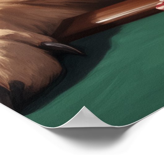 Big Blinds, größerer Appetit, gleicher Labrador Poster (Ecke)