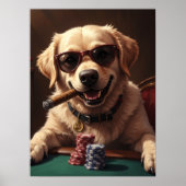 Big Blinds, größerer Appetit, gleicher Labrador Poster (Vorne)