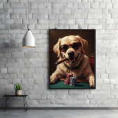 Big Blinds, größerer Appetit, gleicher Labrador Poster