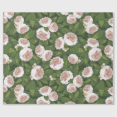 Big Bloom Camellia Charm Geschenkpapier (Flach)