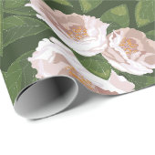 Big Bloom Camellia Charm Geschenkpapier (Rolleneckpunkt)
