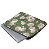 Big Bloom Camellia Charm Laptopschutzhülle (Vorne Knopf)