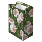Big Bloom Camellia Charm Mittlere Geschenktüte (Vorderseite Schrägansicht)