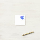 Big Blue Betta Kämpfen Fisch Post Notizen (Auf Schreibtisch)