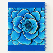 Big Blue Camellia Blossom Journal Notizblock (Rückseite)